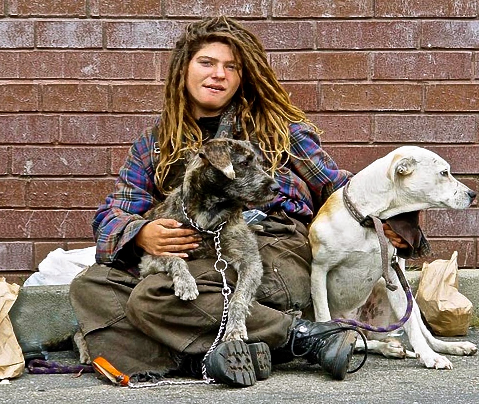 would you date a homeless woman
